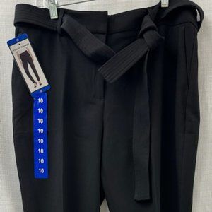 Hilary Radley Black Dress Pants size 10 NWT